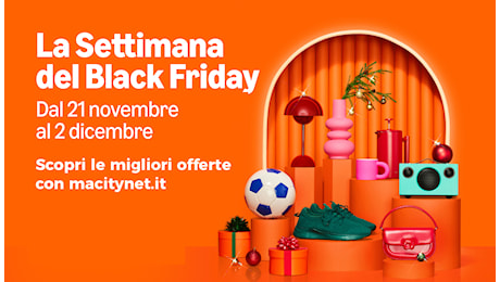 Dalla mezzanotte la super settimana del Black Friday Amazon