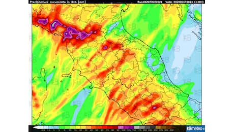 Avviso meteo Centro: forte maltempo imminente