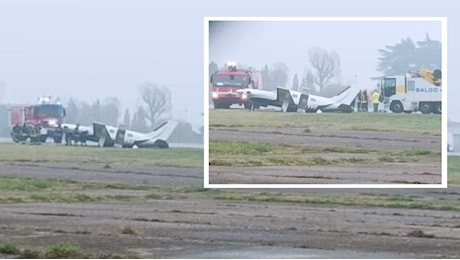 Aereo finisce fuoripista, chiuso l'aeroporto di Treviso