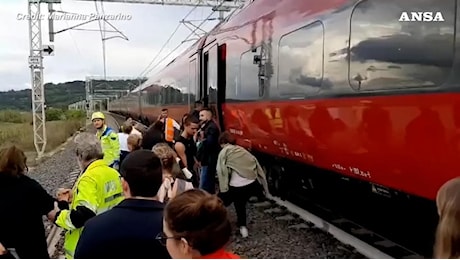 Treno Italo bloccato a Orte, ancora da accertare le cause dello stop ma la circolazione è ripresa