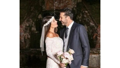 Buffon e Ilaria D'Amico sposi