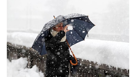 Torna il freddo polare con neve anche a bassa quota, le previsioni meteo