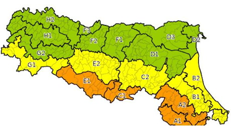 Domani allerta arancione vento per l'Appennino parmense