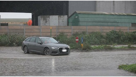 Allagamenti a Ravenna per le piogge intense