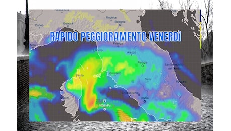 METEO: NUBI IN RAPIDA AVANZATA, VENERDI' GIA' CHIUSO CON PRECIPITAZIONI - aggiornamenti Toscana