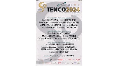 Dal 17 al 19 ottobre a Sanremo i Premi Tenco. Stefano Senardi: “sempre dalla parte della musica di qualità”