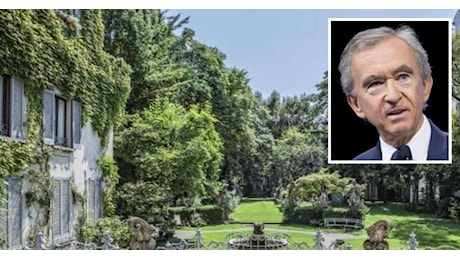 Il magnate Bernard Arnault potrebbe lasciare la Francia e prendere la residenza nella Casa degli Atellani a Milano