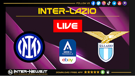 LIVE – Inter-Lazio Women, Serie A Femminile: cronaca e risultato in diretta