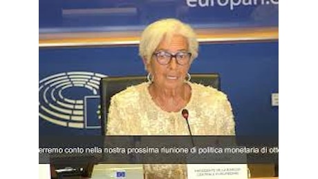 VIDEO: Lagarde: Abbiamo fiducia che l'inflazione scenderà entro il target