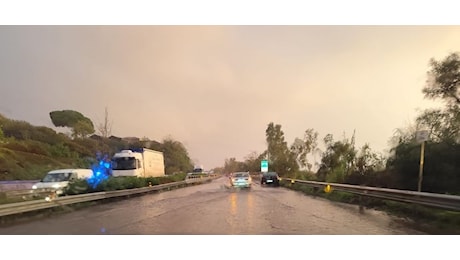 Autostrada Messina – Catania, allagamenti tra Fiumefreddo e Acireale VIDEO