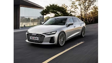 Audi: la A7 ricostruita in un render da foto spia
