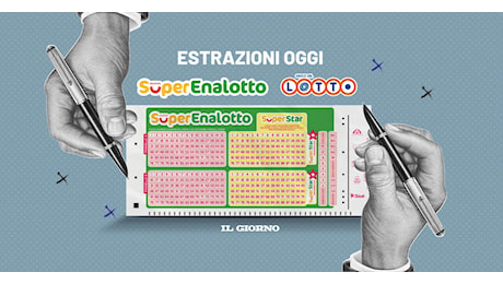 Estrazione Superenalotto, Lotto e 10eLotto di oggi venerdì 29 novembre 2024