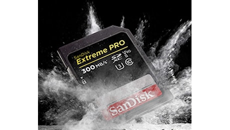 Scheda SD SanDisk Extreme PRO da 128GB: su Amazon fate l'AFFARONE del giorno!