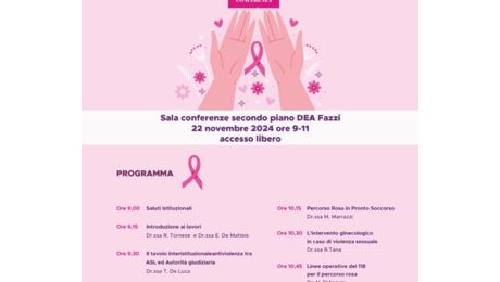 ASL Lecce: le iniziative per la giornata internazionale per l'eliminazione della violenza sulle donne