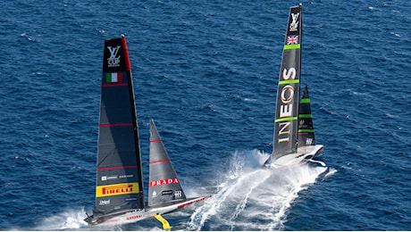 America’s Cup, LVC: Luna Rossa sbaglia in pre-start e regala la vittoria a Ineos