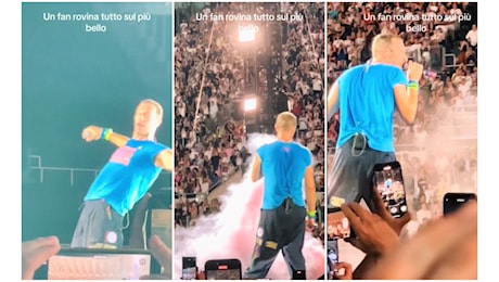 Chris Martin blocca l'esibizione e chiude il concerto dei Coldplay in anticipo: tutta colpa del gesto di un fan. Ecco cosa è successo
