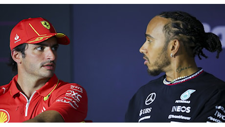 Sainz alla Ferrari: Capisco la scelta ma Hamilton non è migliore di me