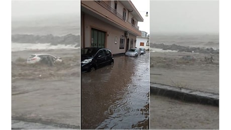 Maltempo in Sicilia, alluvione nel Catanese: fiumi esondati e auto trascinate in mare