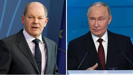 Scholz telefona a Putin, primo contatto dopo due anni. Il Cremlino: «Pace in Ucraina solo con nuove realtà territoriali»