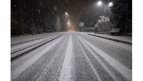 Freddo e neve al Nord, piogge al Sud con allerta in Sicilia