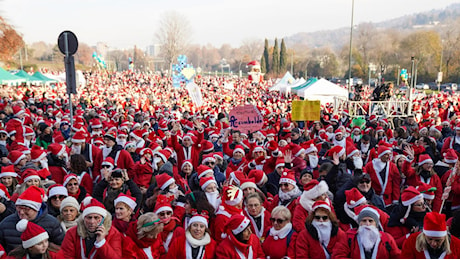 L’invasione dei Babbi Natale per i bambini ricoverati al Regina Margherita