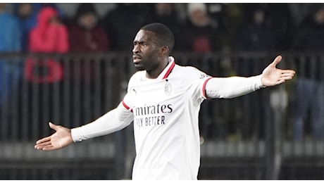 Tomori, infortunio durante Milan-Bologna: colpo alla testa per il difensore