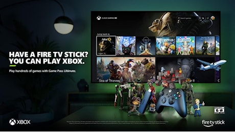 Xbox Cloud Gaming sarà disponibile su Amazon Fire TV Stick 4K
