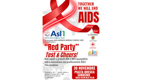 A Sanremo il World Aids day per la prevenzione contro l’Hiv