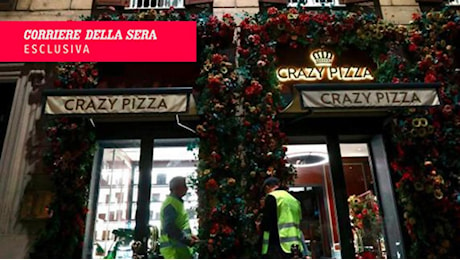 Roma «Crazy Pizza» di Briatore: blitz dei vigili contro le decorazioni floreali abusive. In 2 anni multe per 3.500 euro