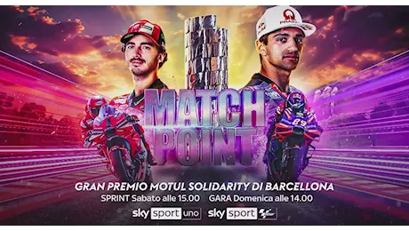 MotoGP 2024, diretta Gran Premio Solidarietà Barcellona Sky Sport, NOW e TV8