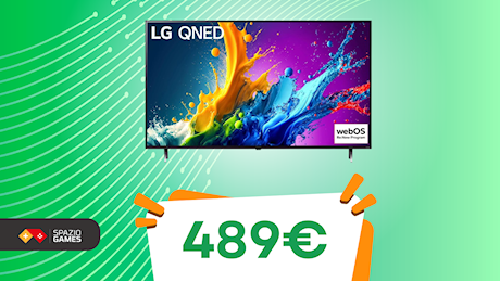 Portati a casa questa smart TV LG QNED da 50 a un PREZZO MAI VISTO!