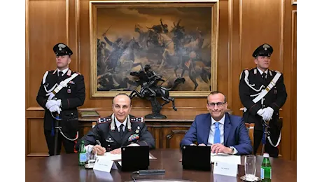 Sicurezza, firmato un protocollo d’intesa tra Carabinieri e Agenzia digitale