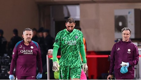 Infortunio Donnarumma, ferite al volto per il portiere azzurro