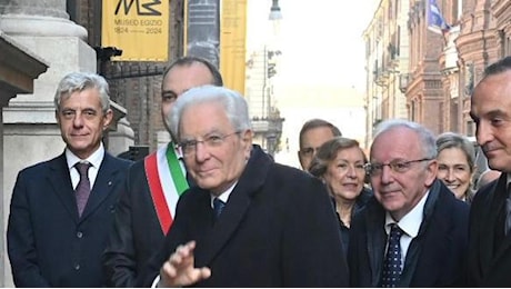 Mattarella a Torino per i duecento anni del Museo Egizio. Il presidente primo visitatore del nuovo allestimento