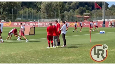 Trigoria: out Pellegrini, Zalewski in gruppo. Individuale per Le Fée, Ghisolfi segue la rifinitura a bordo campo (FOTO e VIDEO)