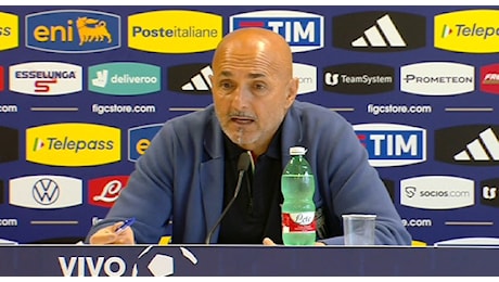 Spalletti: Se l'Italia sarà questa delle ultime partite sarà dura per tutti