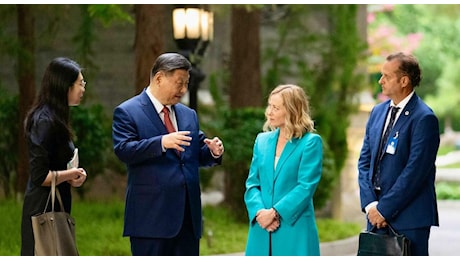 Meloni, il patto con Xi: «Nuova cooperazione, ma sia equilibrata»