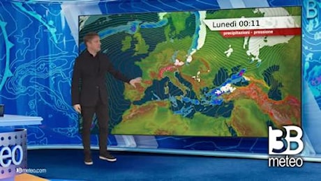 Previsioni meteo video di domenica 15 dicembre sull'Italia