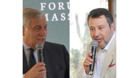 Tajani e Salvini mai così lontani, lo scontro da Vespa su Orban e i Patrioti alleati della Lega. Il leader FI: Ininfluenti