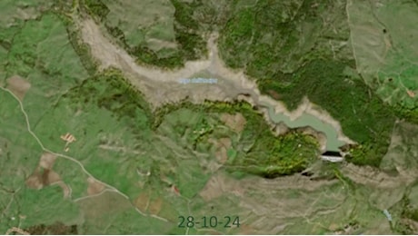 Così la diga Ancipa si è prosciugata, le drammatiche immagini in timelapse