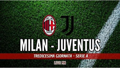 LIVE MN - Milan-Juventus (0-0): ritmi piuttosto blandi a San Siro