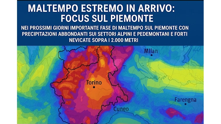 Allerta Meteo Piemonte: rischio frane, allagamenti e valanghe nelle prossime 72 ore - MeteoWeb Allerta Meteo Piemonte: rischio frane, allagamenti e valanghe nelle prossime 72 ore - MeteoWeb