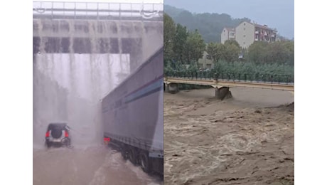 Maltempo in Liguria, fiumi esondati e ferrovia chiusa