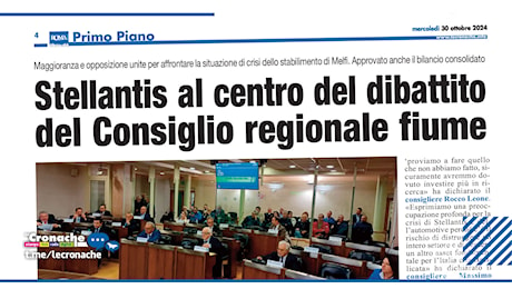 STELLANTIS AL CENTRO DEL LUNGO DIBATTITO IN CONSIGLIO REGIONALE