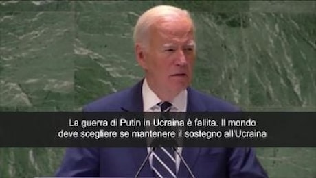 Biden: La guerra di Putin in Ucraina è fallita, non cesseremo sostegno a Kiev