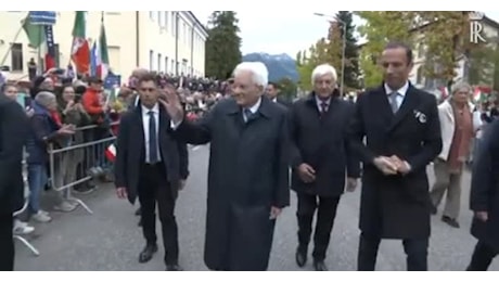 IL VIDEO. Mattarella ad Ampezzo per gli 80 anni della Carnia zona libera