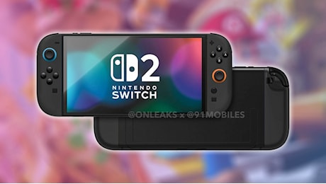 Nintendo Switch 2 si mostra in nuovi render trapelati (affidabili): lo schermo è più grande!