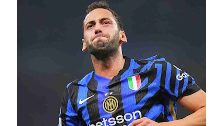 Inter, Calhanoglu ci ricasca: quanto starà fuori