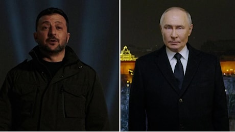 Capodanno, i discorsi di Zelensky e Putin: l'appello a Trump e i ringraziamenti agli eroi russi”