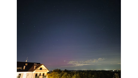 L’aurora boreale visibile anche in provincia di Alessandria